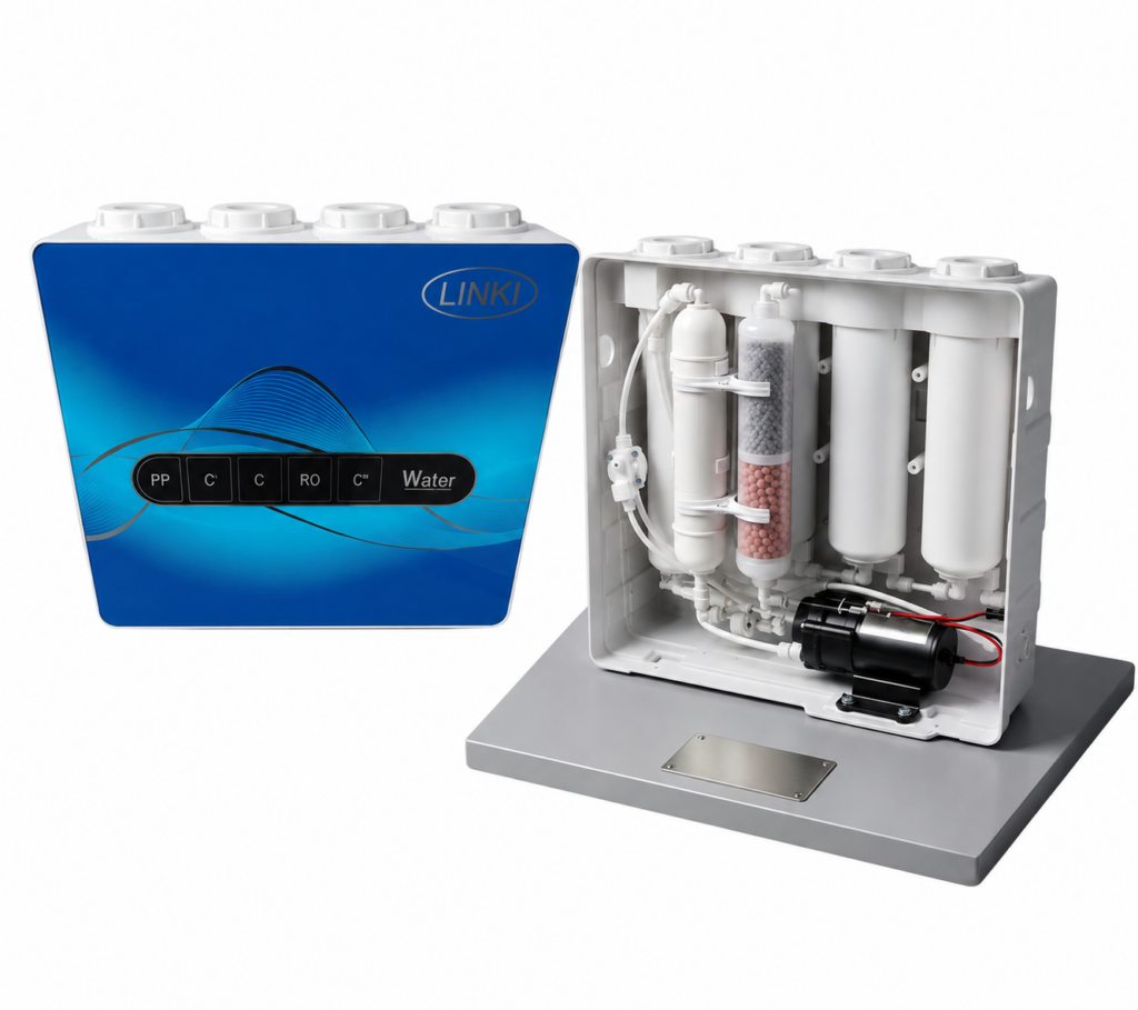 Linki 7 Stage RO with Pump with Steel Tank
