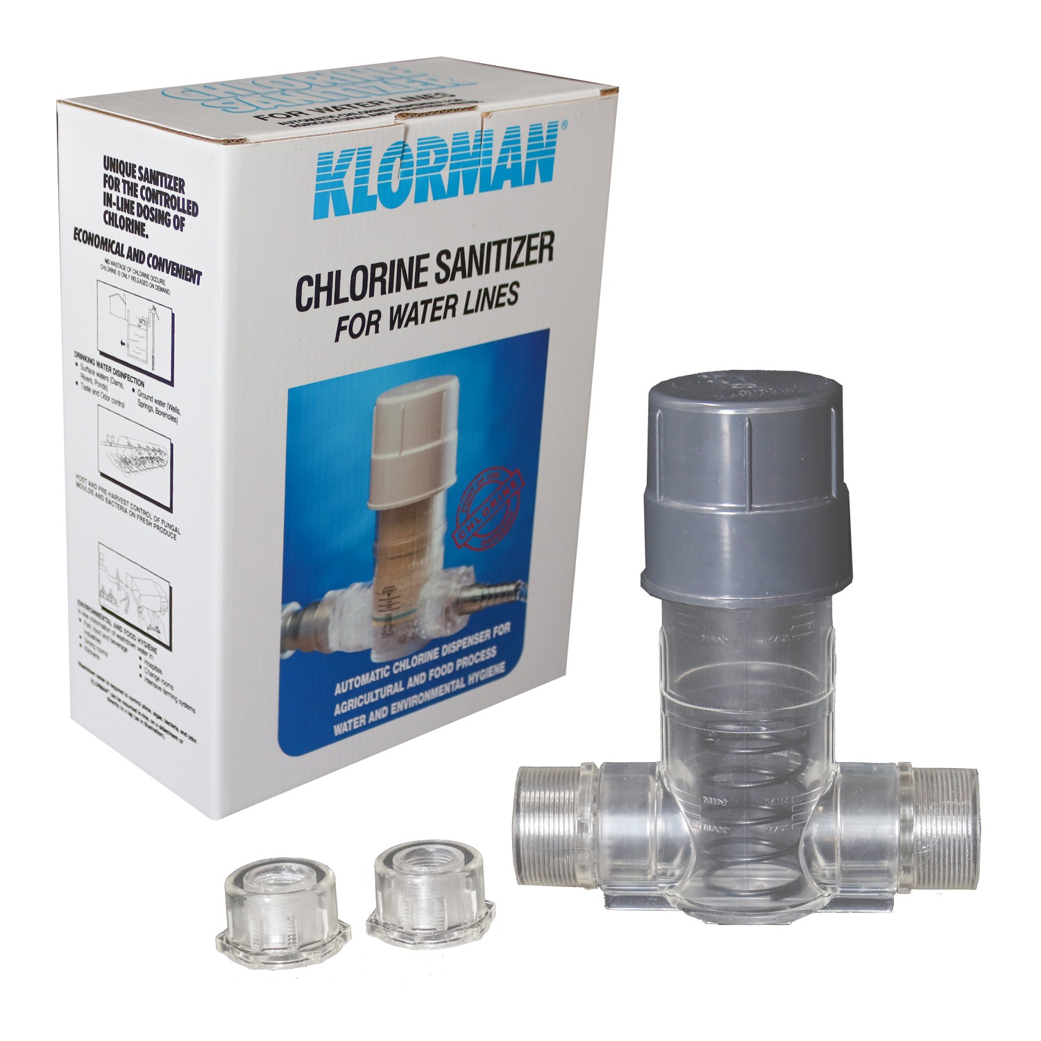 Inline Chlorinator with or without Chlorine Cartridges